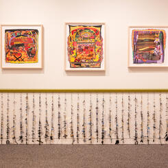 Sondheim exhibition view at the Walters Art Museum 