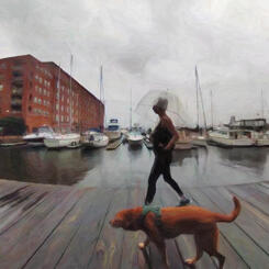 Pierspective 25 August 2024 [ how come I don't get an umbrella ]