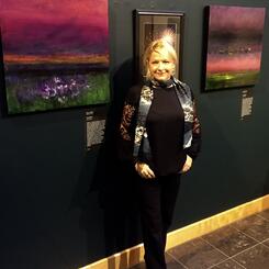 When Darkness Falls Exhibition at Annmarie Sculpture Garden and Arts Center; Eventide 3 and Eventide 4  