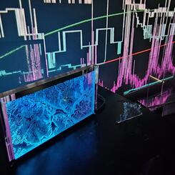 datastream (Minebank Run) installation view