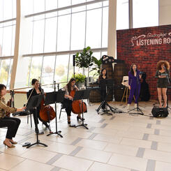 Performing in the Listening Room with members of Iris Music Project