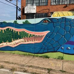 Alligator Mural