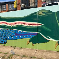 Alligator Mural