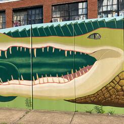 Alligator Mural