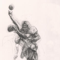 Study for a Quarterback (Lamar)