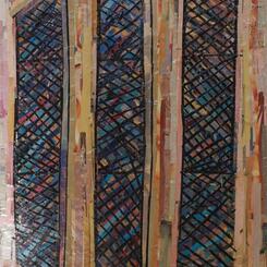 Close Up of the Stained Glass