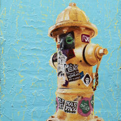 Yellow Hydrant