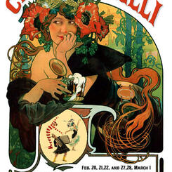 Flyer from Slapstick Slavic Cabaret