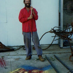 David with Lallapalooza tour head