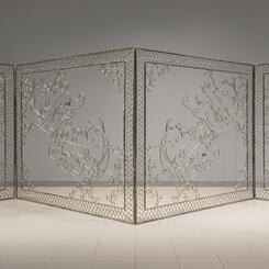 Fish Quartet, 2016, each panel is 66 x 79, 1/2, various arrangements are possible