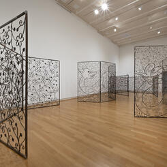 Silber gallery, Goucher College, installation 