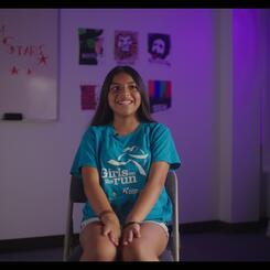 SoWhatElse student being interviewed