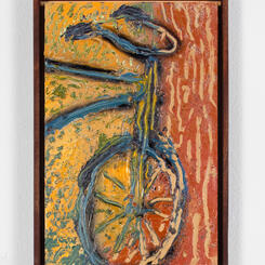 Bike Leaning Against Tree