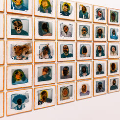 Faces Installation View