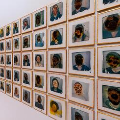 Faces Installation View