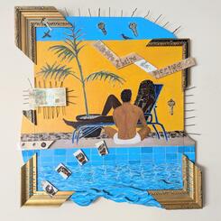 Poolside Chat, Salvador Series. 2024