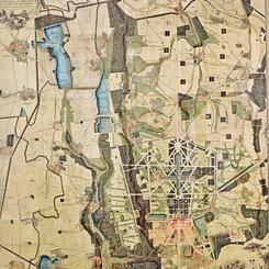 Map of Versailles, 1765