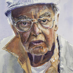 Bob With a Moth on His Hat