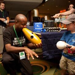 The Inner Child / Inner Elder II: Beatbox Modalities For the Youth & Shodekeh inside of the Hartford Symphony Orchestra's Musical Instrument Zone, 2011.