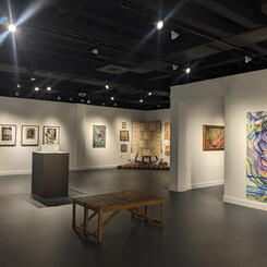 View from side entry