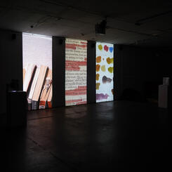 Exhibition still from There is No One What Will Take Care of You