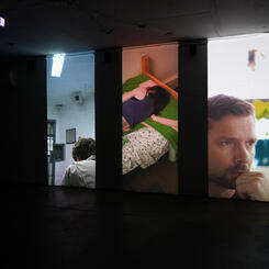 Exhibition still from There is No One What Will Take Care of You