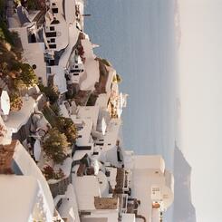 The Hillside of Santorini