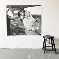 Smoking in Steve's Car.