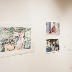 Installation view - Side by Side collaboration