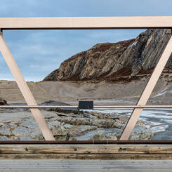 Bridge Over the Fjord with Jack T. Perry Memorial Plaque (2021)