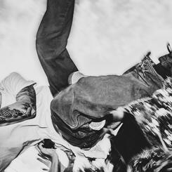 Stage Diver at a Turnstile Show at the Clifton Park Bandshell No. 2