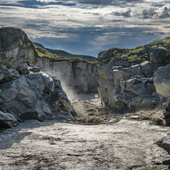 Waterfall Along Akuliarusiarsuup Kuua (2022)