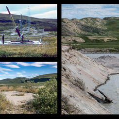 Rocket Launch Platforms Along the River (1974 and 2022)