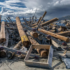 Utility Poles, Kangerlussuaq Junkyard (2022)