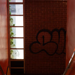 Red Stairwell