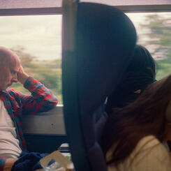 Train to Newcastle, England