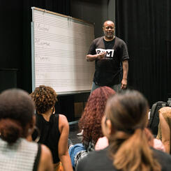 Breath Art III: Creative Breathing Methodologies, with NEH Breath Artist-in-Residence & Guest Professor Shodekeh Talifero @ Colorado College, Spring Semester 2025.