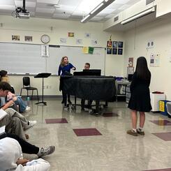 Masterclass at Barbara Ingram School for the Arts
