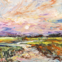 Salt Marsh Sunset - A Black Rail's Tale