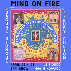 Mind on Fire poster for blood of a poet