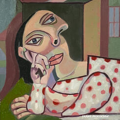 Cubism - Amy at Bedtime
