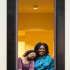 Mother and Daughter in the Window