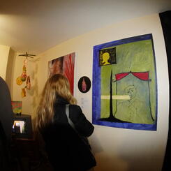 Paintings in our Pop Art space