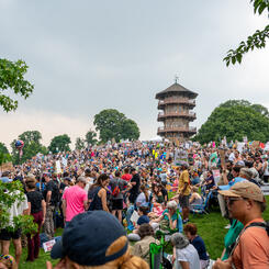 No Kings Protest, Patterson Park, 2025