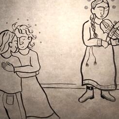 H.M.P.T.T. Crankie Still- Grandmother Playing for Dancers