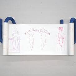 Endless Scroll, Exercising Girlies (detail)