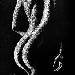 Female Nude Stipple