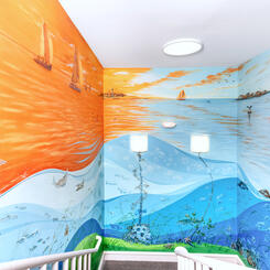 Our Roots Run Deep in the Chesapeake: Stairwell detail