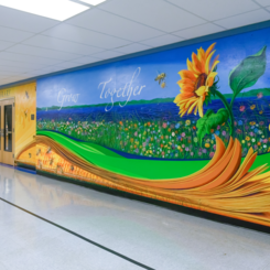Broadneck Elementary School Legacy Mural Project: Right side view