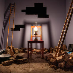 A house is like a mind that holds everything (installation view)